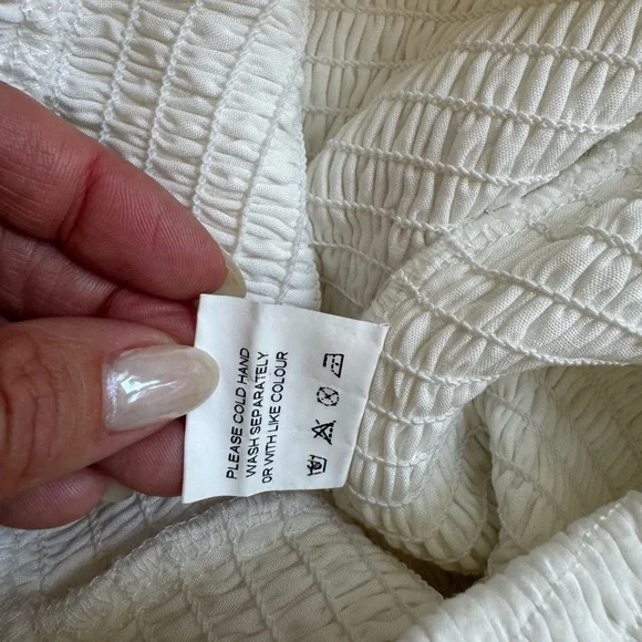 Miss Lola White Top & Skirt Set - Picture 7 of 9